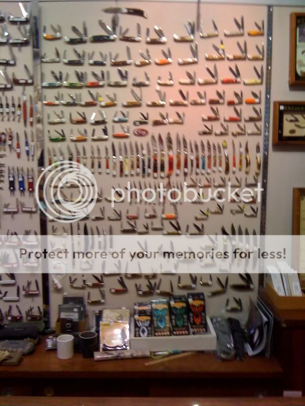 went to my area knife store!