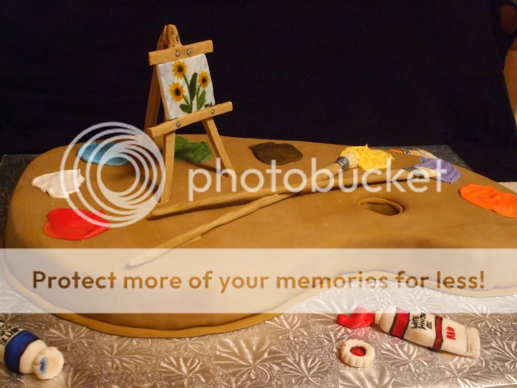 Artist Palette Cake Photo by CrabbieAbbie Photobucket